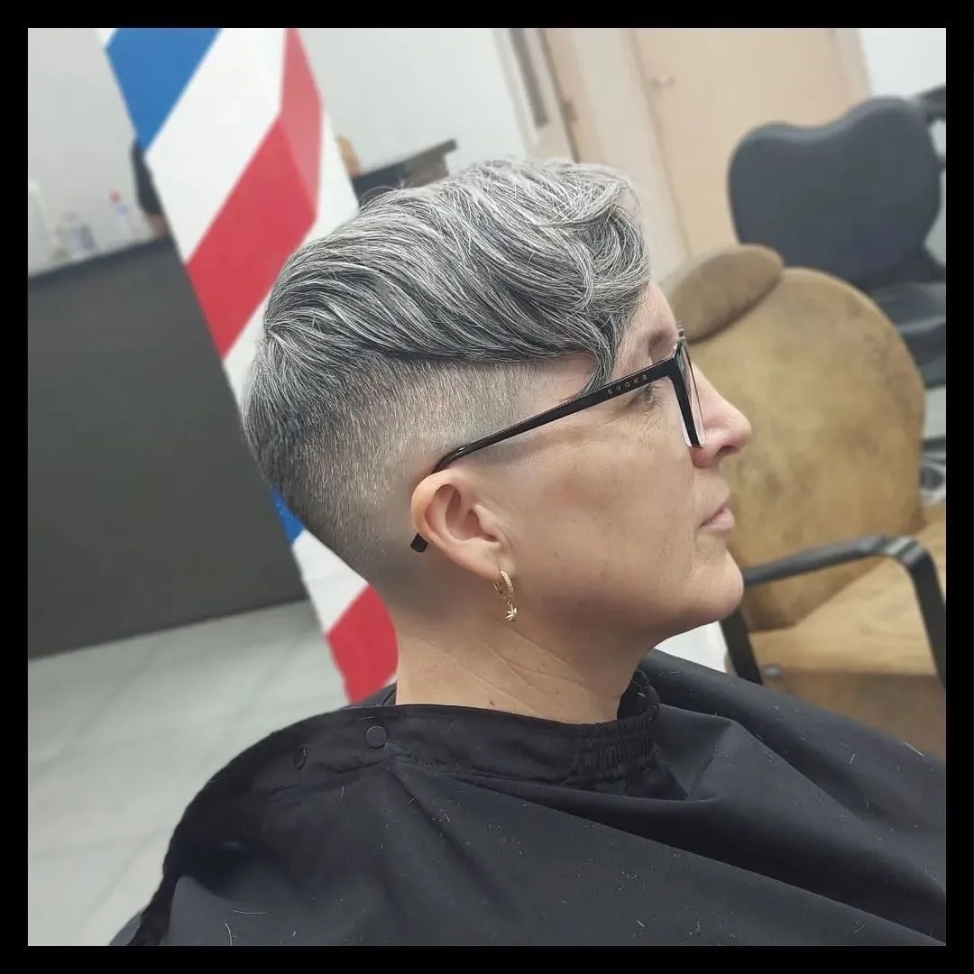 Corte finalizado, visto por trás